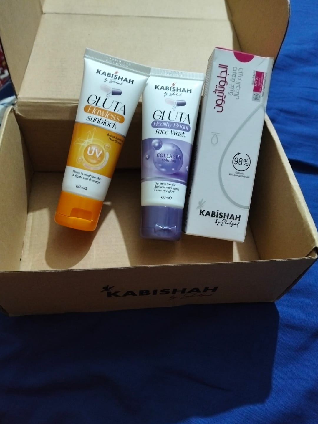 Customer photo review of Gluta Care Bundle