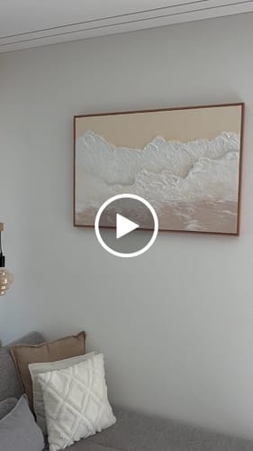 Customer review photo for Plaster Art Texure Painting #SG648