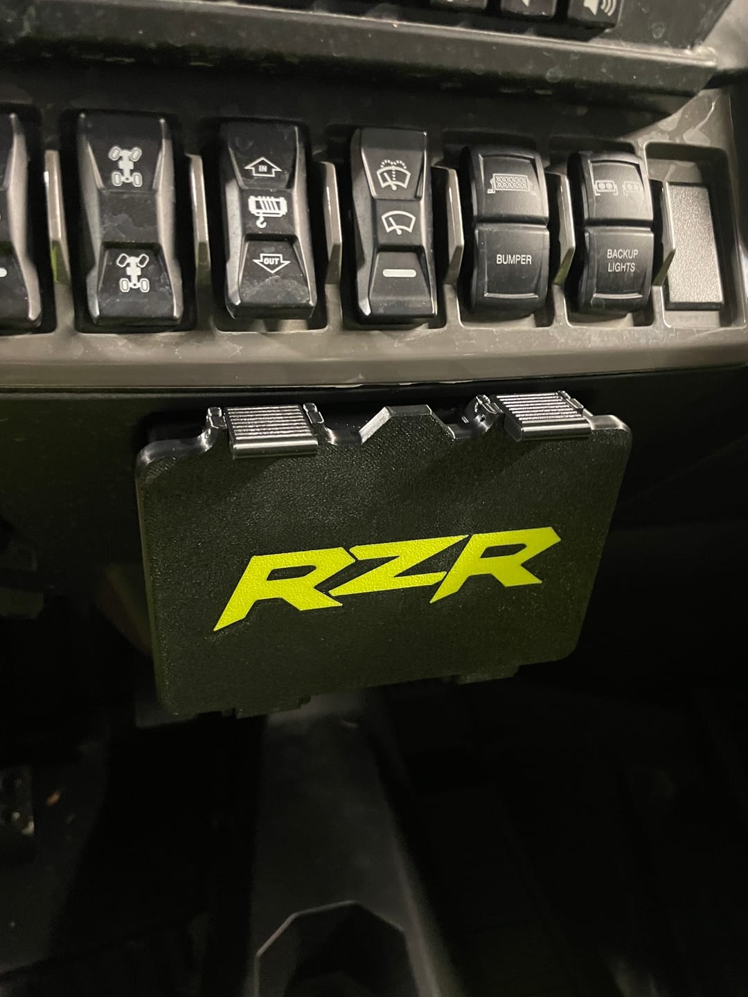 Customer photo review of Stash Box for 2024–2026 Polaris RZR XP 1000 – Factory-Fit Storage