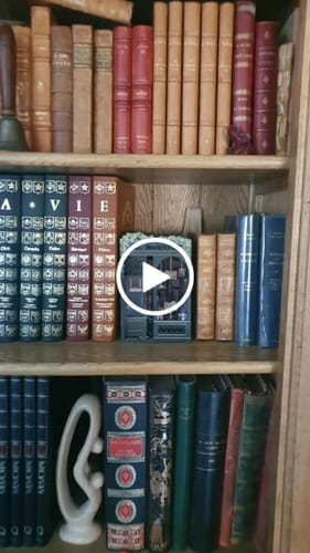 Customer photo review of DIY Book Nook kit - Owl Bookstore