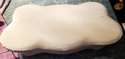 Customer photo review of CloudAlign™ Pillow