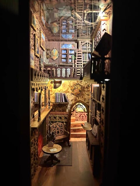 Customer photo review of DIY Book Nook Kit - Eternal Bookstore