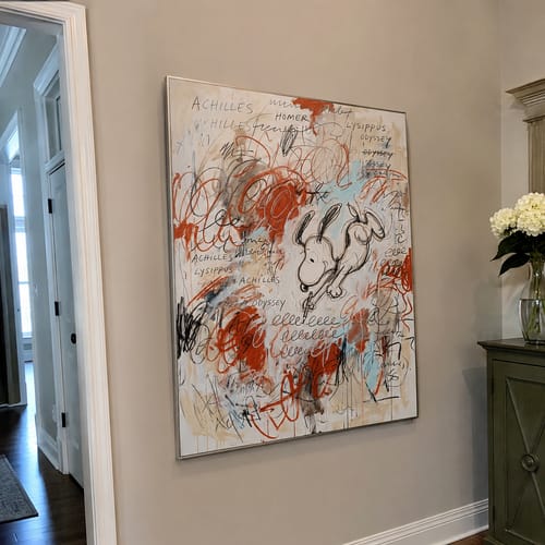 Customer review photo for Abstract Graffiti Art #CSQ063