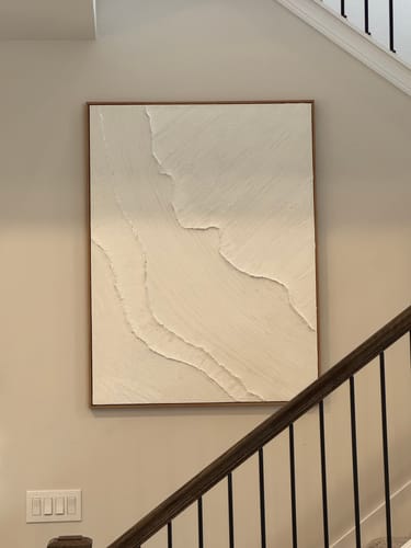 Customer review photo for Plaster Art Texture Painting #TX099