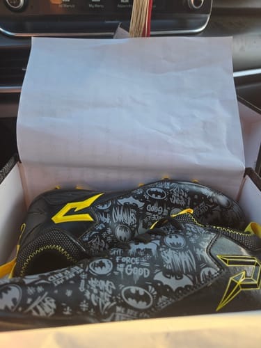 Customer photo review of Batman Cleats — Quantum Speed by Phenom Elite