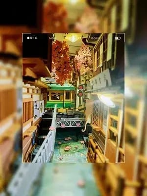 Customer photo review of DIY Book Nook kit - Sakura Densya