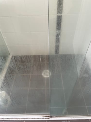 Customer photo review of GLASSGUARD® Glass Restoration Stain Remover Diamond Edition