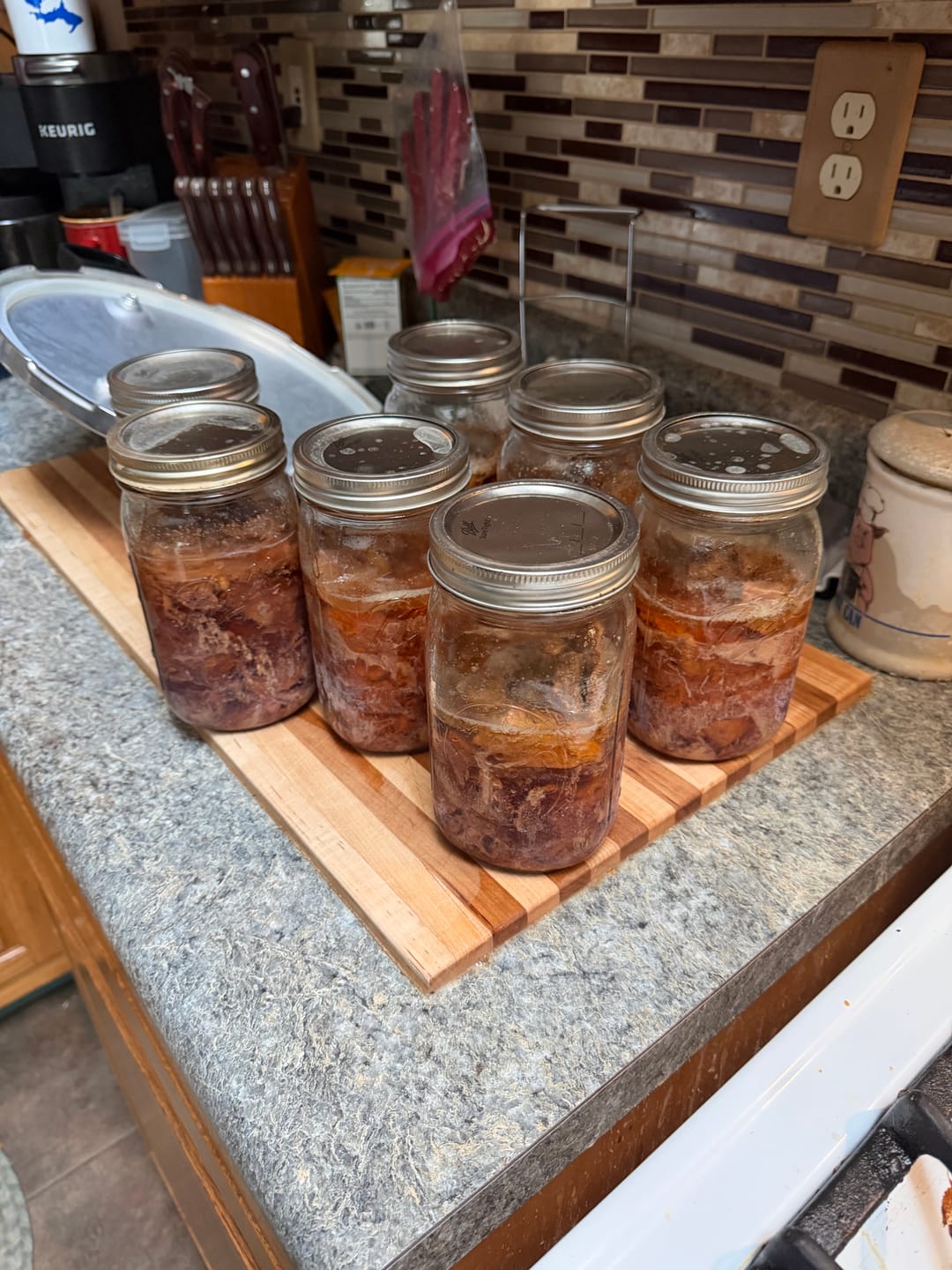 Customer photo review of THE TANKER™ 23 Quart Pressure Canner & Cooker by Denali