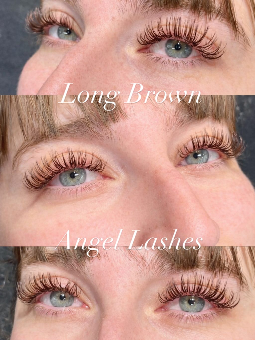 Customer photo review of Pre Made Angel Lashes