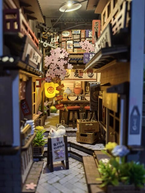 Customer photo review of DIY Book Nook kit - Sakura Wine Alley