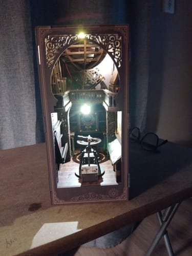 Customer photo review of DIY Book Nook Kit - Museum of Astronomy