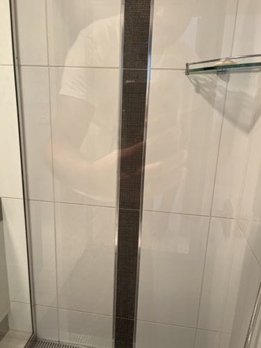 Customer photo review of GLASSGUARD® Glass Restoration Stain Remover Diamond Edition
