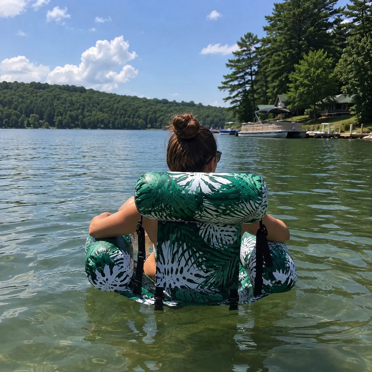 Customer photo review of Le Fauteuil Flottant Premium Gloovi™