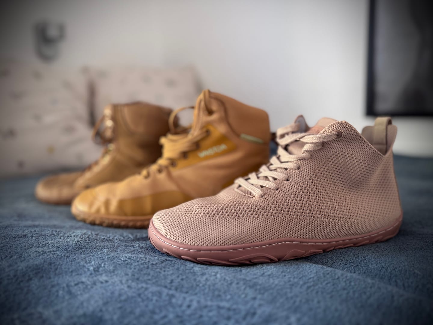 Customer photo review of Vaistoa Iloa Mid | Knitted Barefoot Sneakers