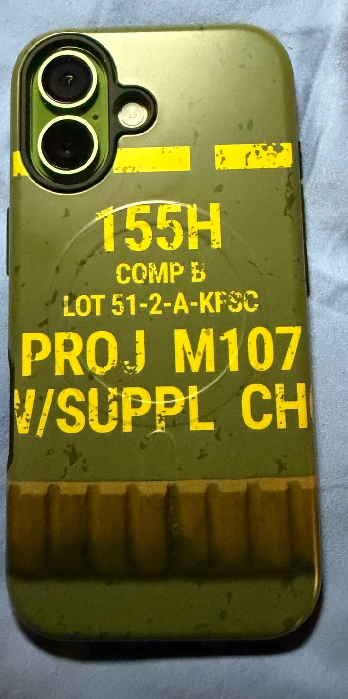 Customer photo review of M107 HE 155 Tough Magnetic iPhone Case
