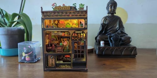 Customer photo review of DIY Book Nook Kit - Fantasy Plant Shop