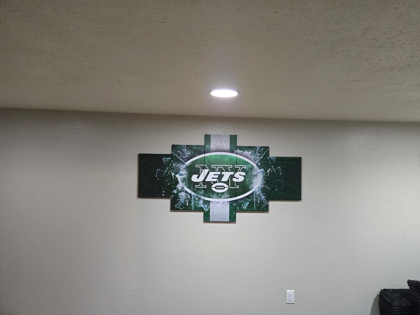 Customer photo review of New York Jets Wall Art Painting Canvas Poster Decor