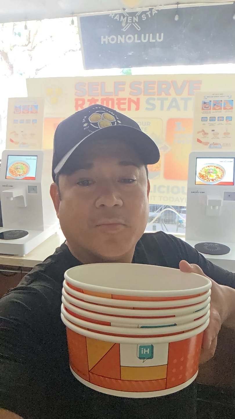 Customer photo review of Induction-Safe Paper Bowls