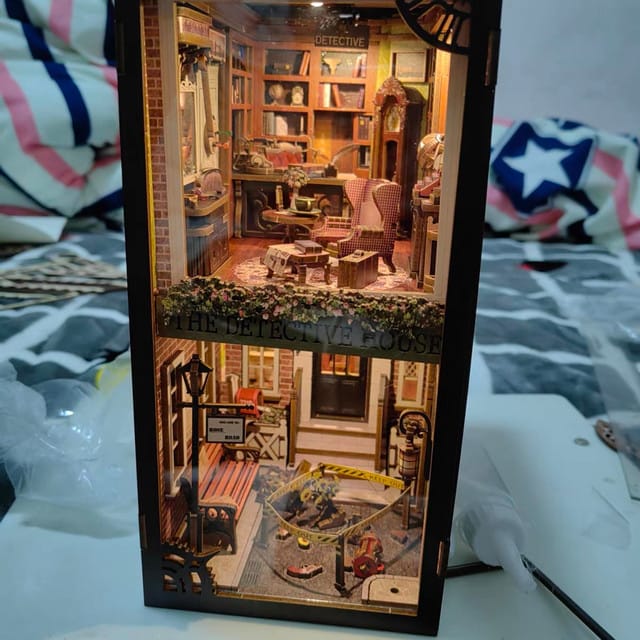 Customer photo review of DIY Book Nook Kit - Rose Detective Agency