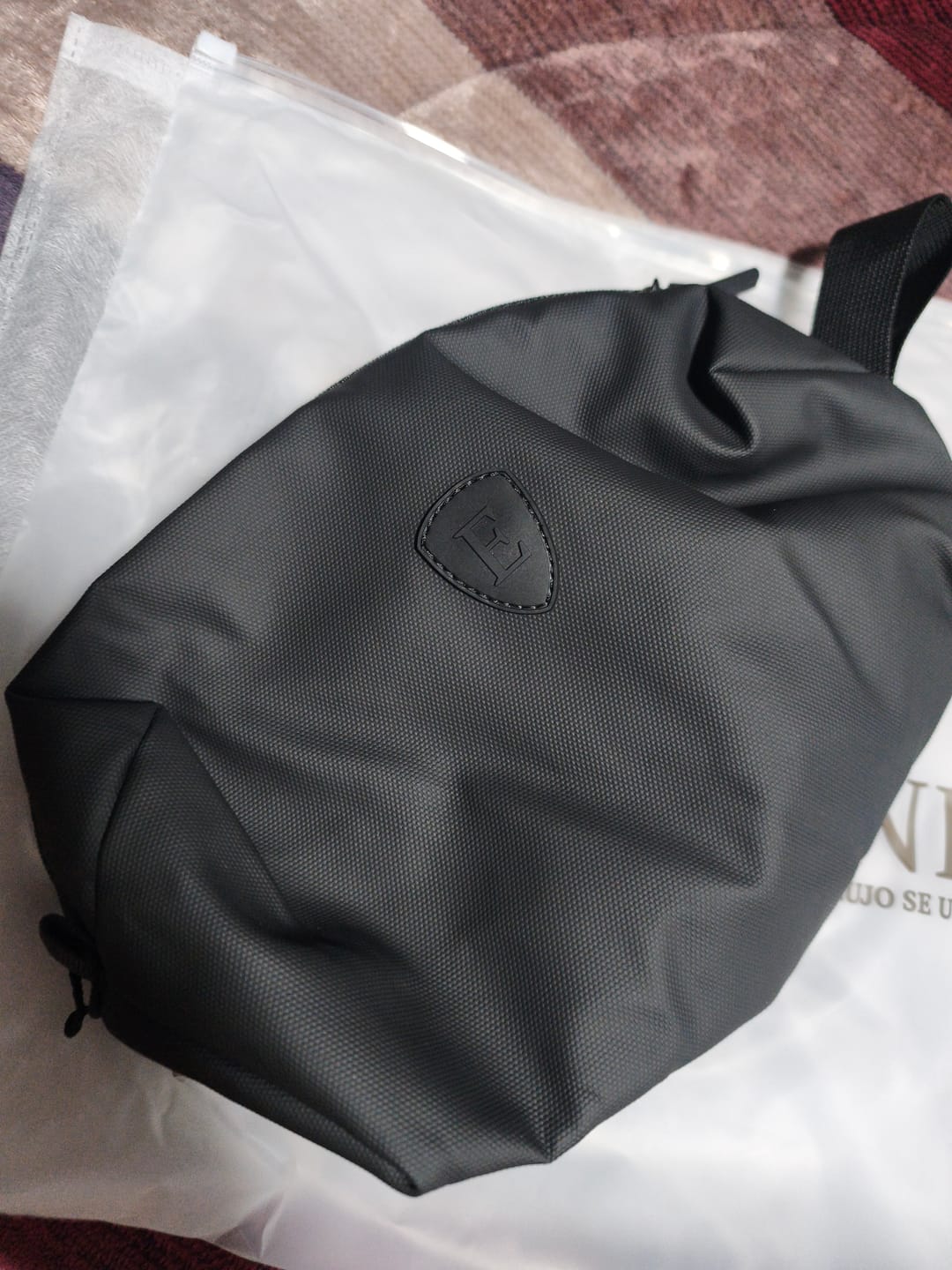 Customer photo review of The Wash Bag Blue