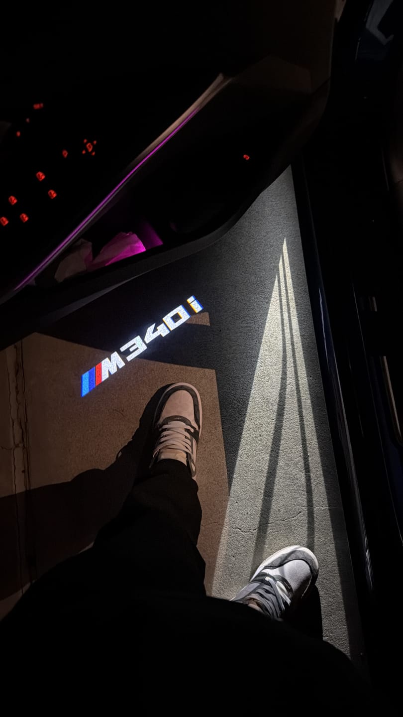 Customer photo review of BMW LED Car Door Welcome Logo Shadow Lights | G Chassis