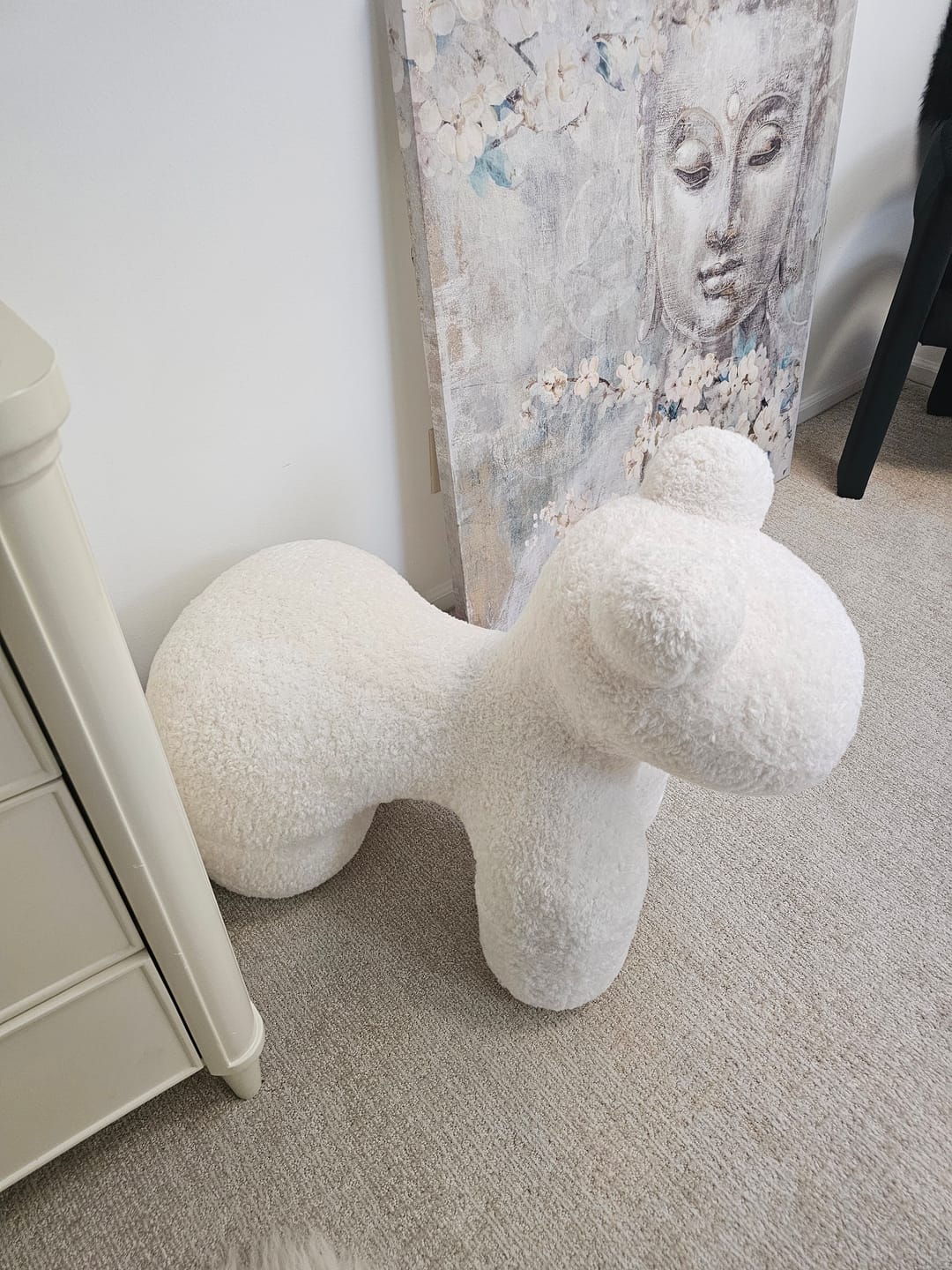 Customer photo review of Ultra Soft Pony Accent Chair