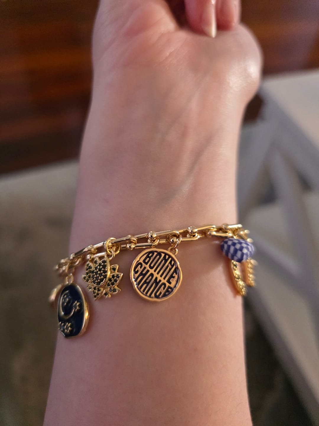 Customer photo review of Black Crystal Lotus Charm (SURPRISE)