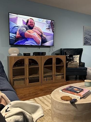 Customer photo review of Jagger 65" Glass Door Sideboard