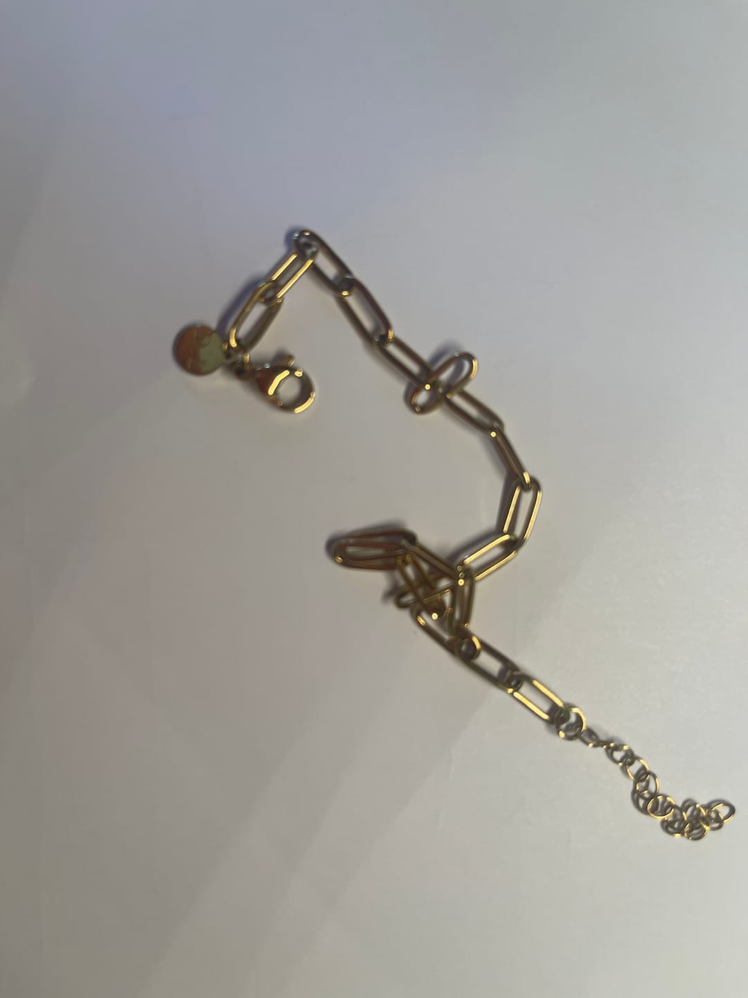 Customer photo review of Paperclip Bracelet