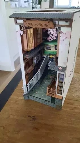 Customer photo review of DIY Book Nook kit - Sakura Densya