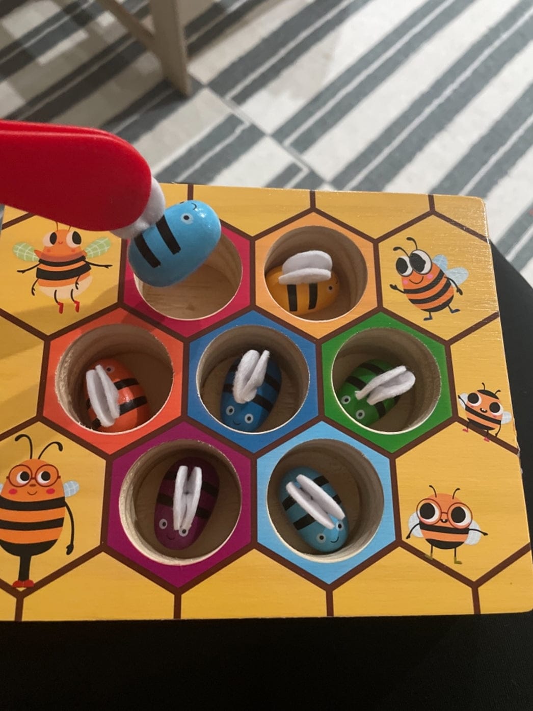 Customer photo review of Marvin’s Bee Sorting Game