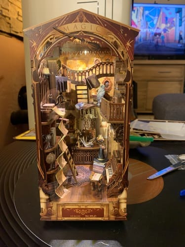Customer photo review of DIY Book Nook Kit - Magic World