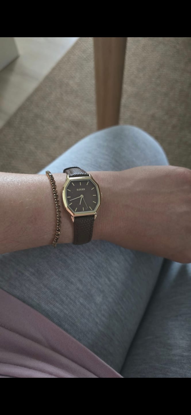 Customer photo review of Ava Gold Brown Bracelet