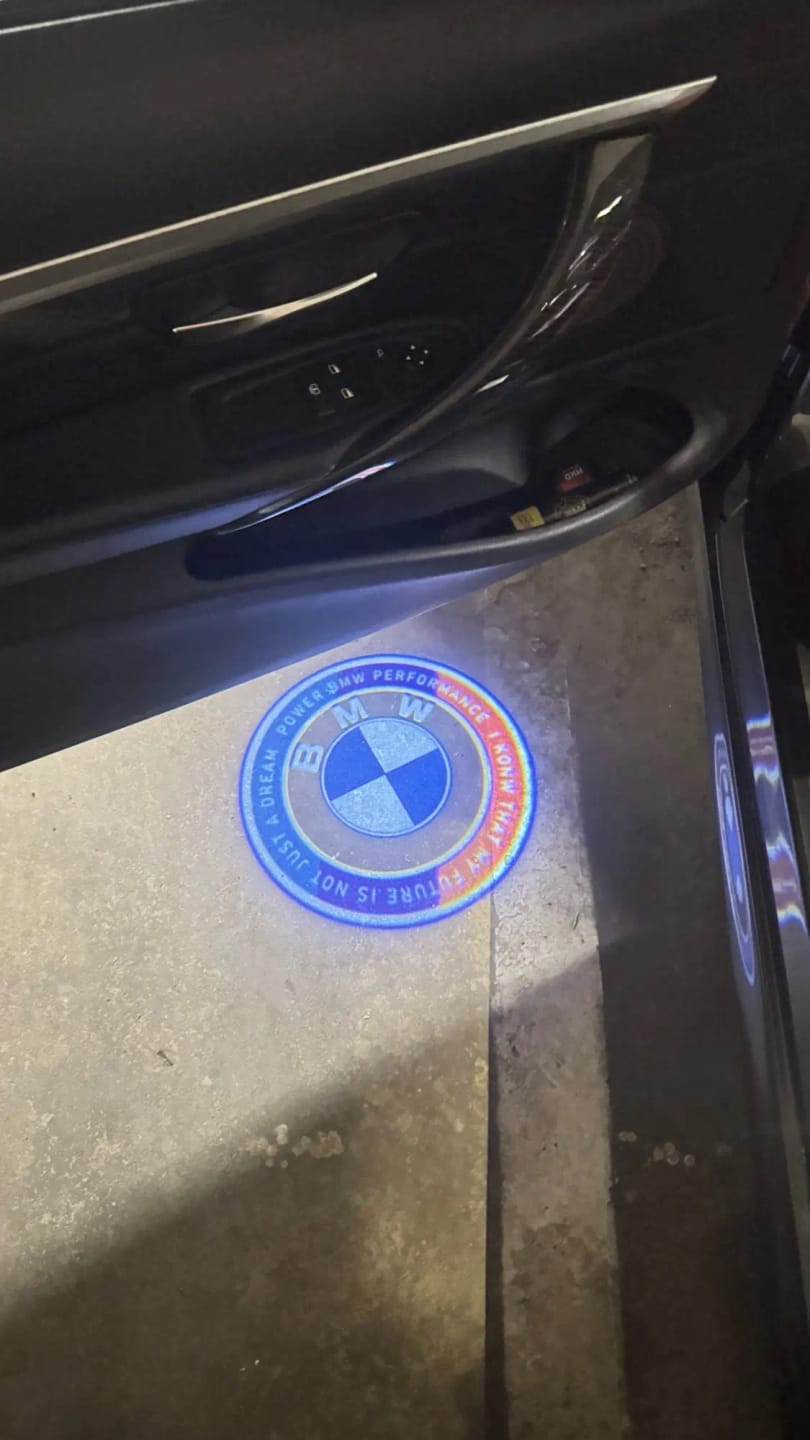 Customer photo review of BMW LED Doorlights Kit