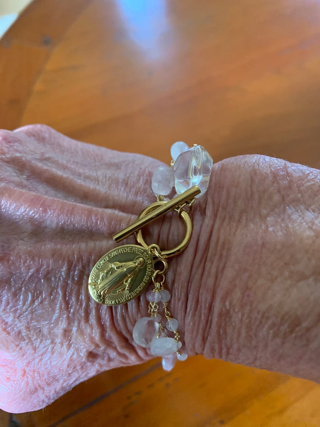 Customer photo review of Bracelet de La Bonne Mère