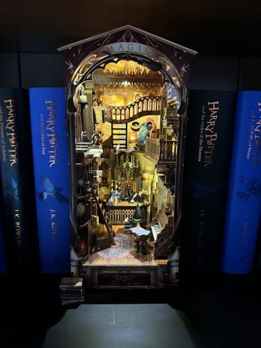 Customer photo review of DIY Book Nook Kit - Magic World