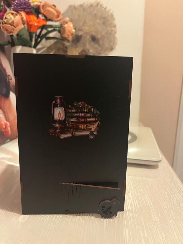 Customer photo review of DIY Book Nook kit - Owl Bookstore