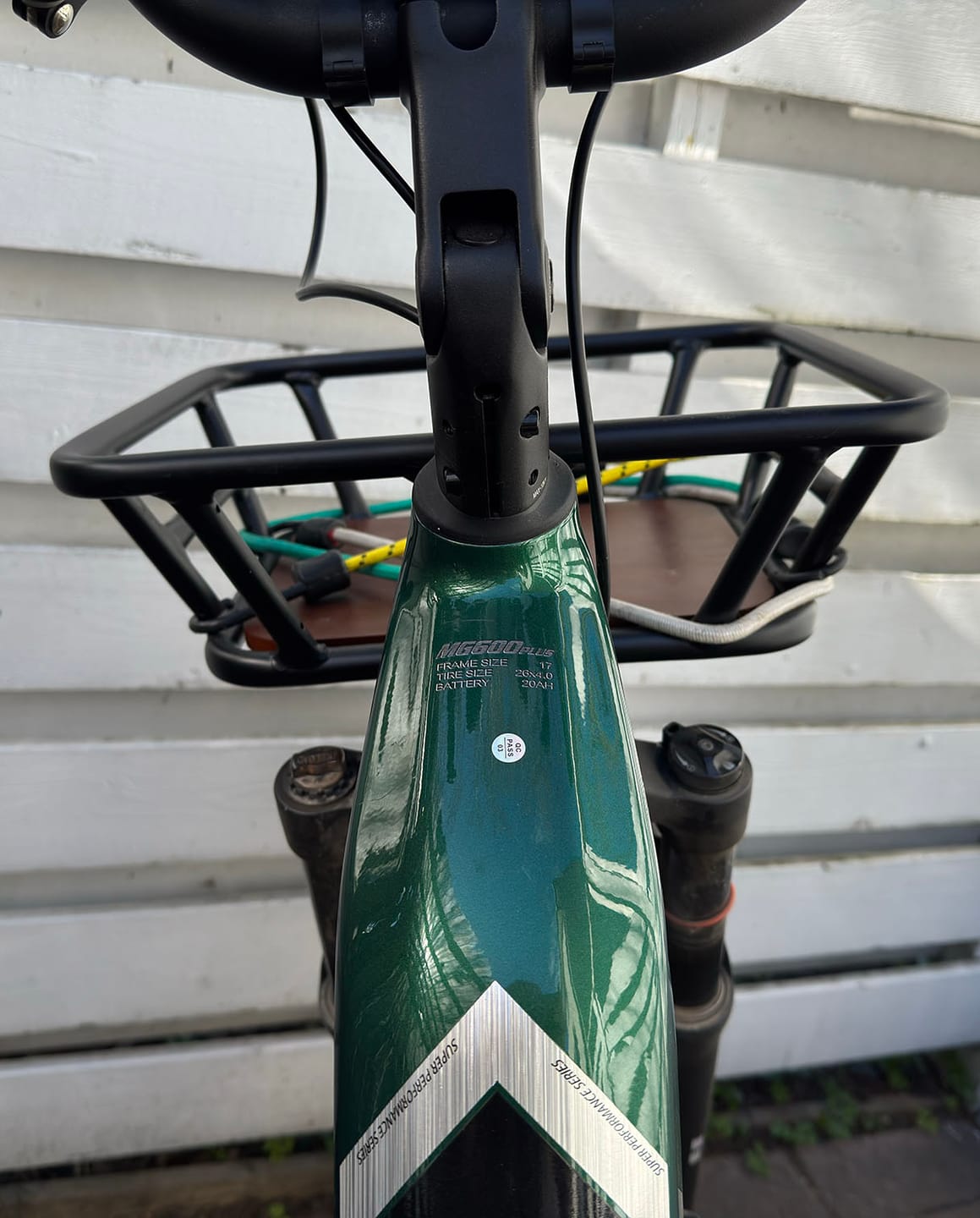 Customer photo review of Front Basket For Lankeleisi MG600 Plus/Wombat-1/MG600 Lite