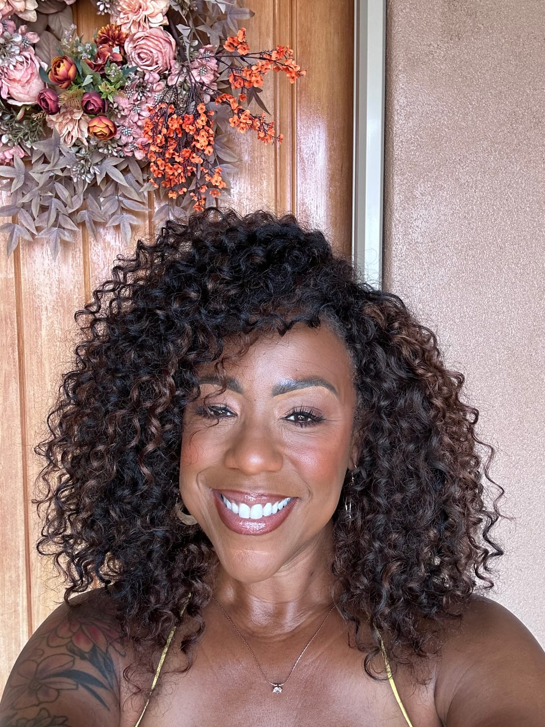 Customer photo review of Freetress Crochet Braid - BEACH CURL 12/18"