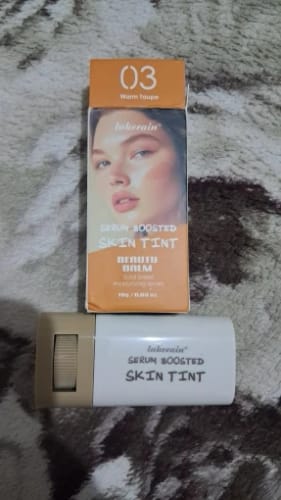 Customer photo review of Cove Balm Serum Boosted Skin Tint Balm
