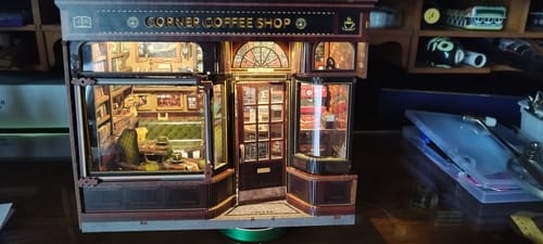Customer photo review of Miniature House - Corner Coffee Shop