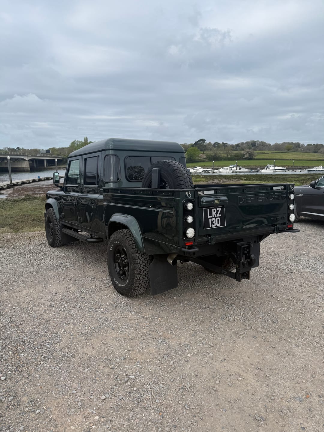 Customer photo review of Classic Land Rover Style Metal Pressed Number Plate - 11 x 8 inches