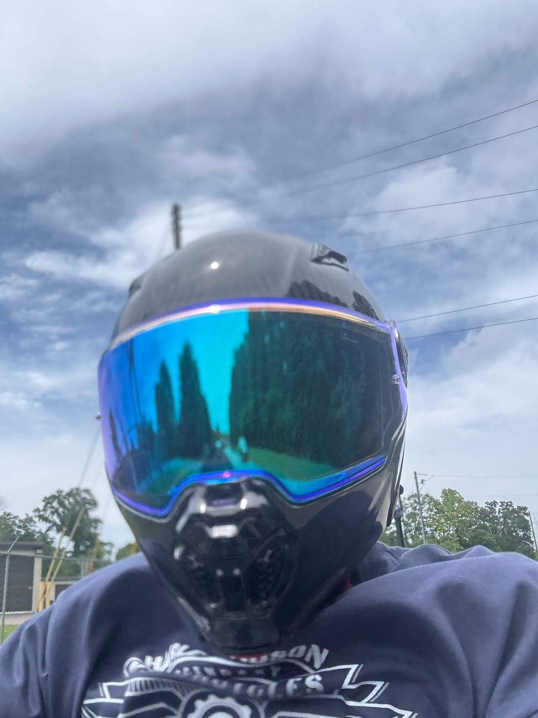 Customer photo review of D.O.T. & ECE Daytona C6 PRO- Grey Carbon Fiber