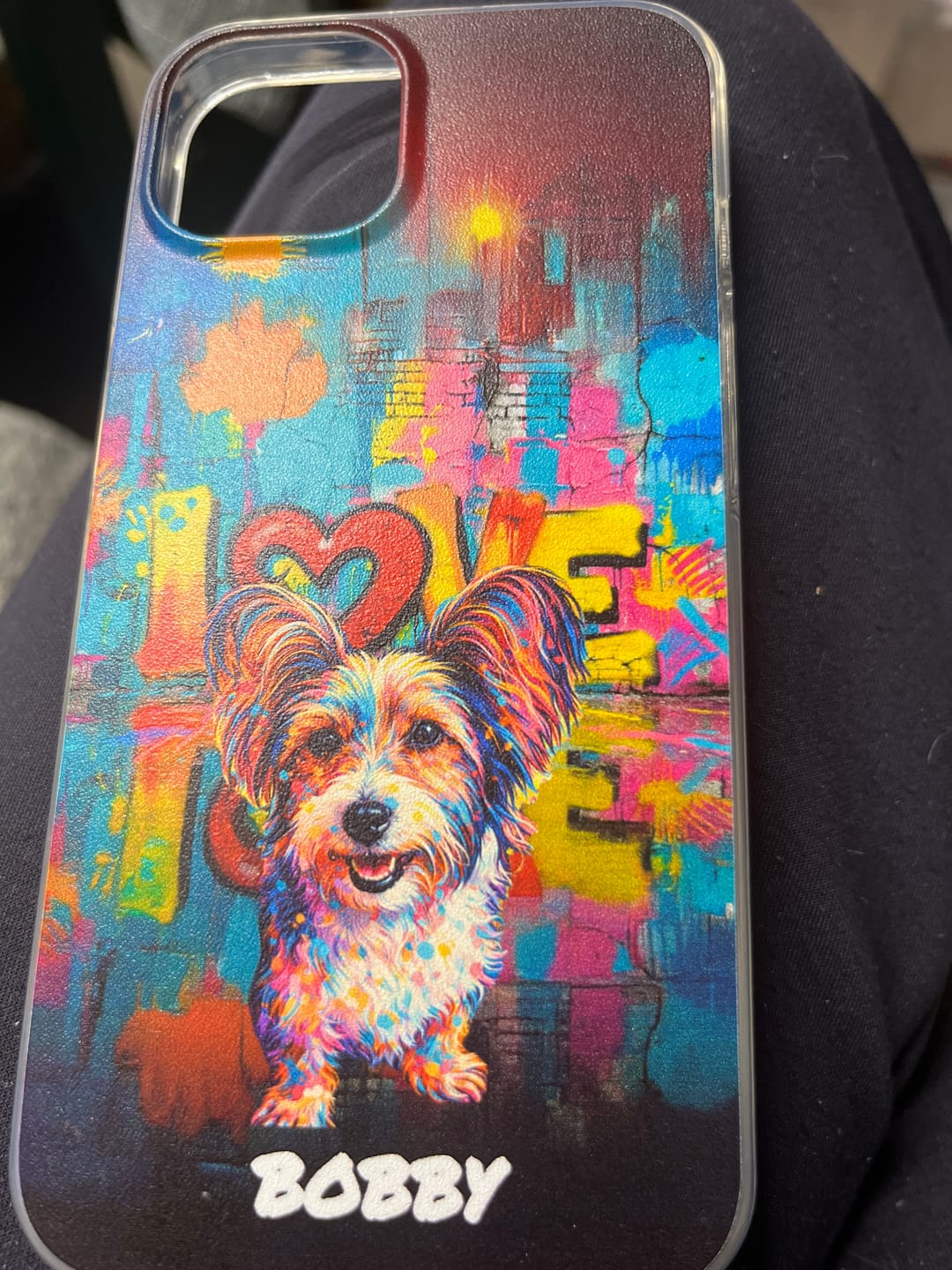 Customer photo review of Personalisierte Handyhülle - Streetart