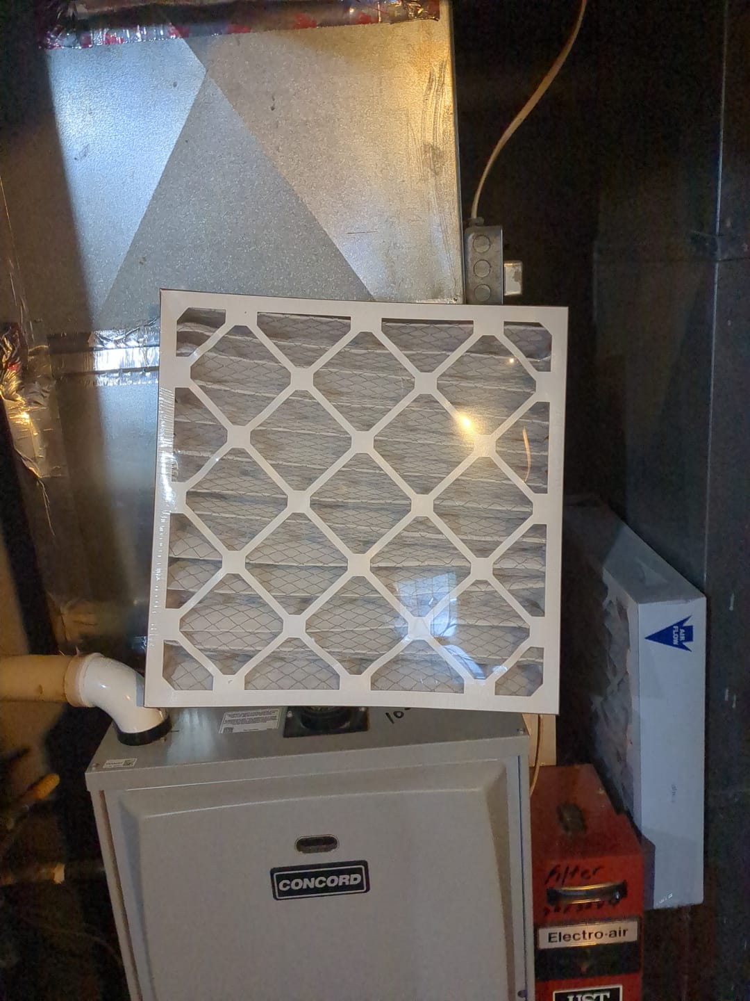 Customer photo review of 20x20x4 Air Filters