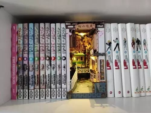 Customer photo review of DIY Book Nook kit - Sakura Densya