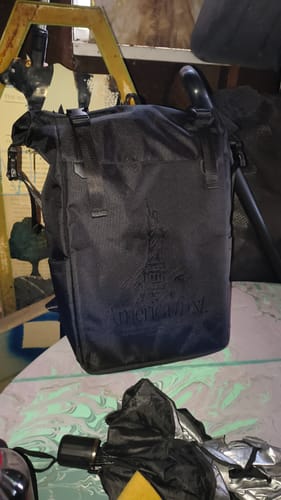 Customer photo review of Alex Jones Signature Faraday Bag Bundle