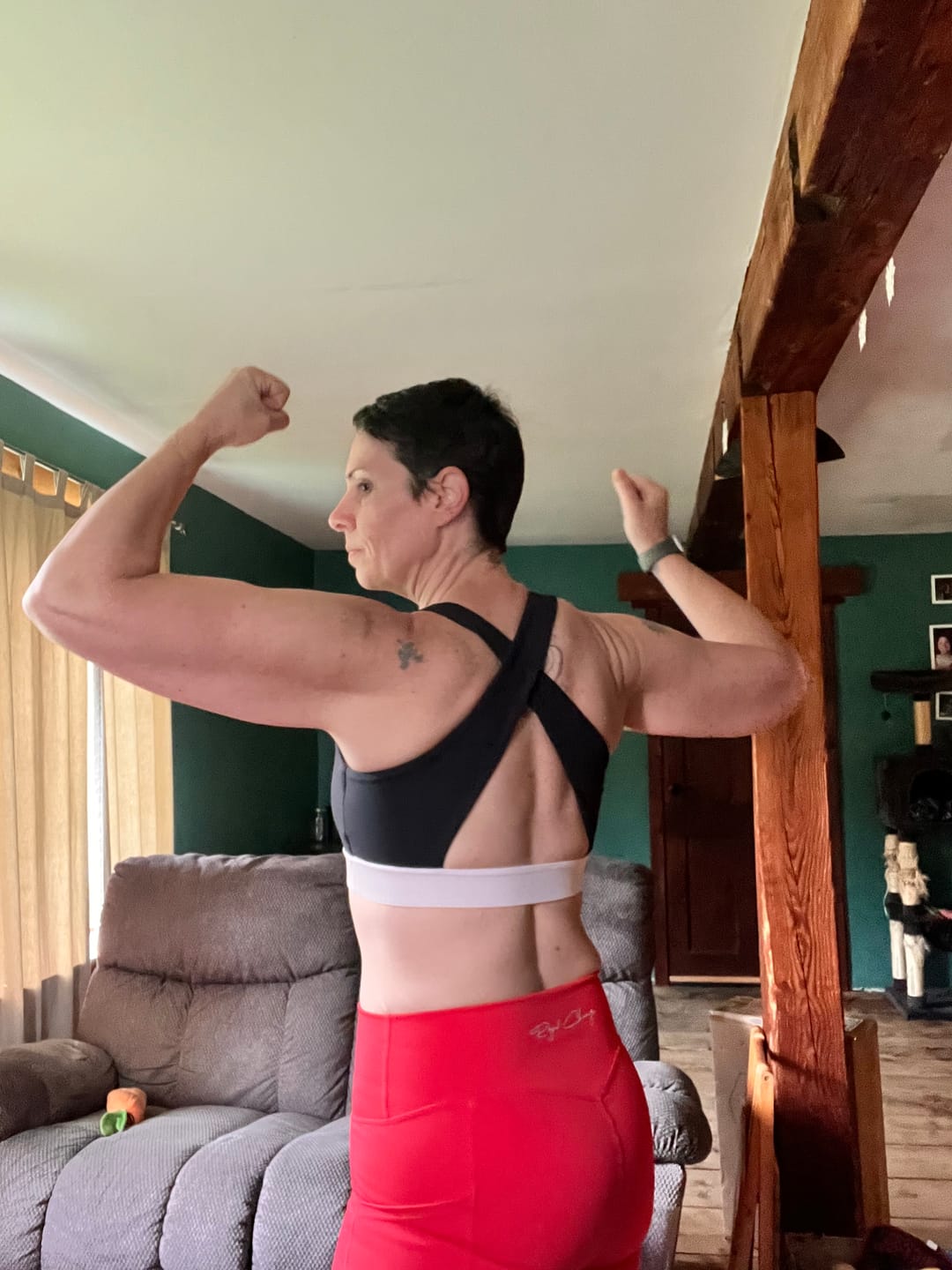 Customer photo review of BOLD Criss-Cross Sports Bra