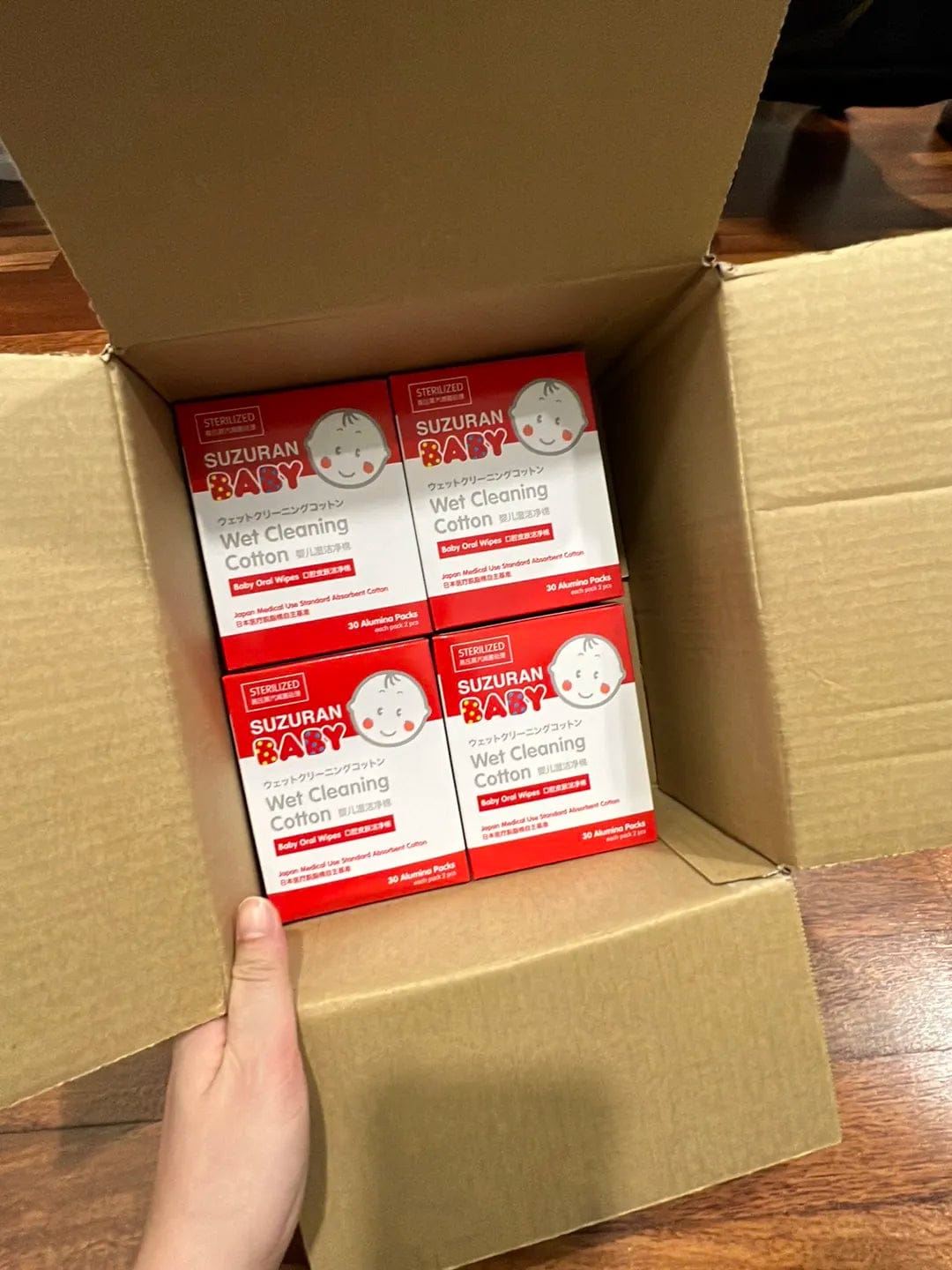 Customer photo review of Wet Cleaning Cotton 30 Sachets