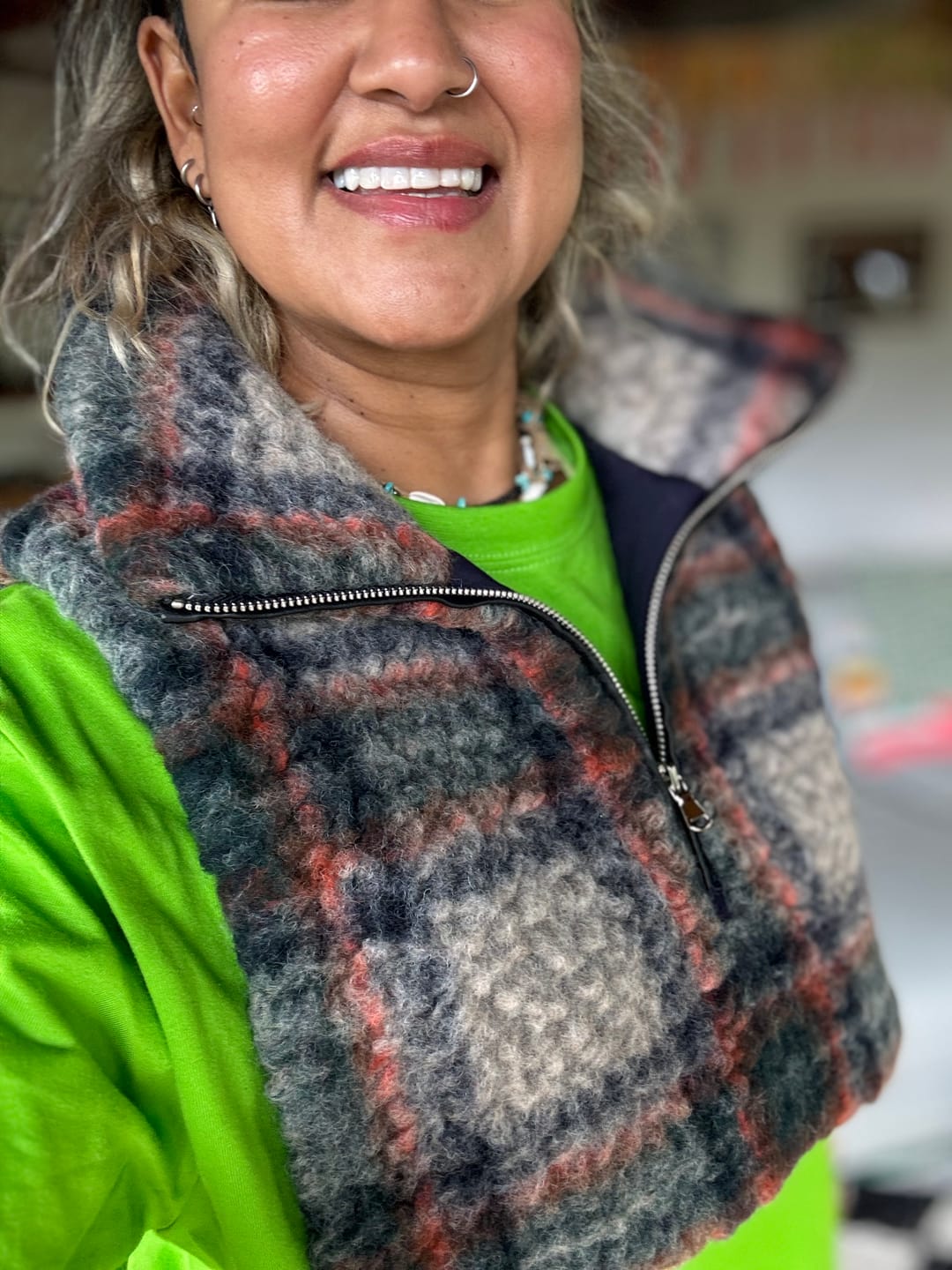 Customer photo review of Oversized t-shirt - Lime